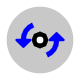 Clockwise wheel icon